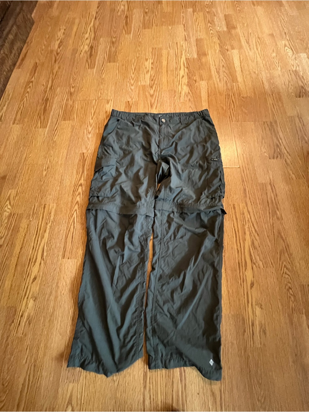 Columbia Men's Convertible Black Outdoor Pants - Zip-Off Joggers
